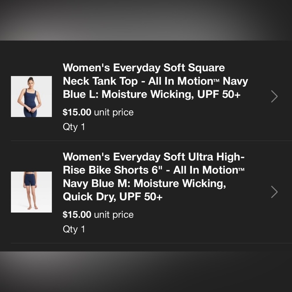all in motion Navy Everyday Soft Matching Set m/l - Picture 4 of 4